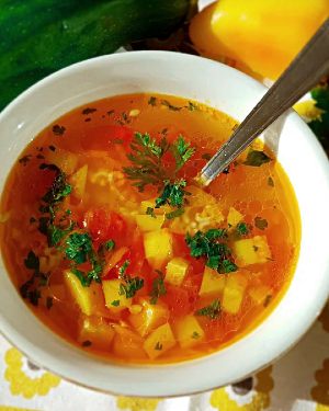 Овощной вегетарианский суп