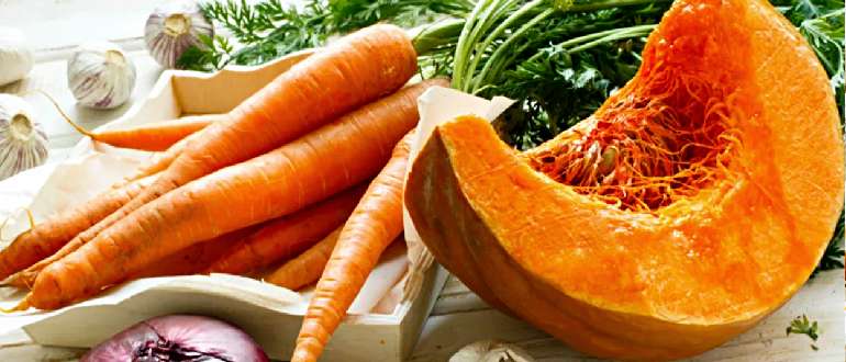 Каротин Морковь Тыква Оранжевые овощи